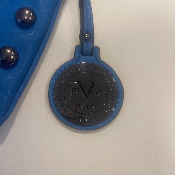 Crossbody Studded Blue Bag - Picture 4 of 5